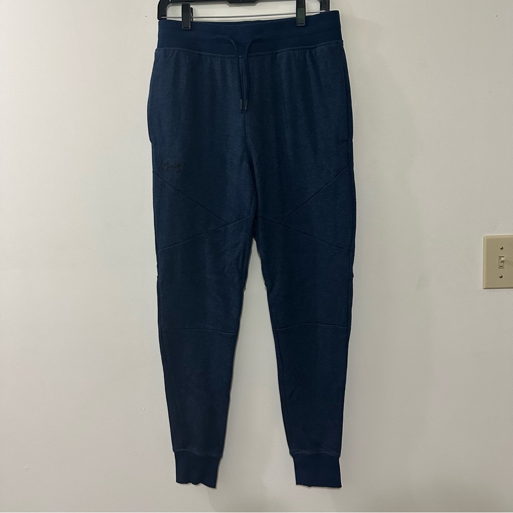 Under Armour Double Knit Heavyweight Jogger Sweatpants Blue Men’s size Medium